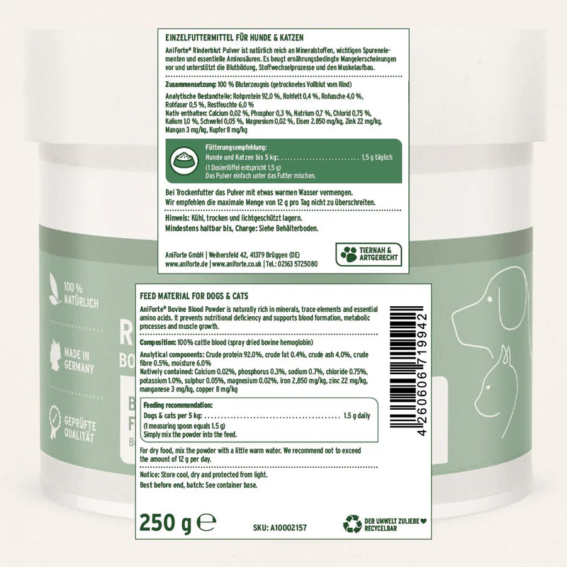 Bovine Blood Powder 250g