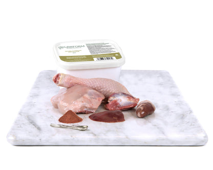 Purrform Chicken with Ground Bone, Chicken Liver, Heart & Gizzard 450G - CAT