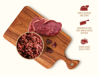 Ox (Beef) MINCE with Duck 80-10-10 1KG