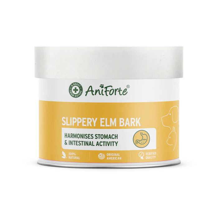 Aniforte Slippery Elm Bark Powder - Supports Digestion and Healthy Gastric Mucosa 100g