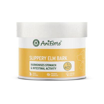 Aniforte Slippery Elm Bark Powder - Supports Digestion and Healthy Gastric Mucosa 100g