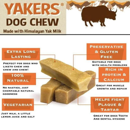 Yakers Dog Chew Strawberry - Extra Large